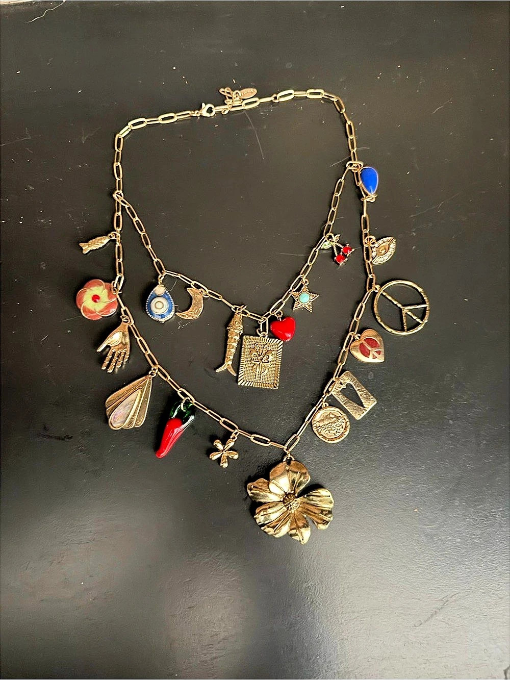 Free People Maximilian flower power necklace